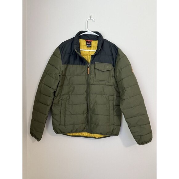 Gerry Other - Gerry Bearwood Workwear Puffer Jacket Men M Olive Black Cozy Quilted Comfy